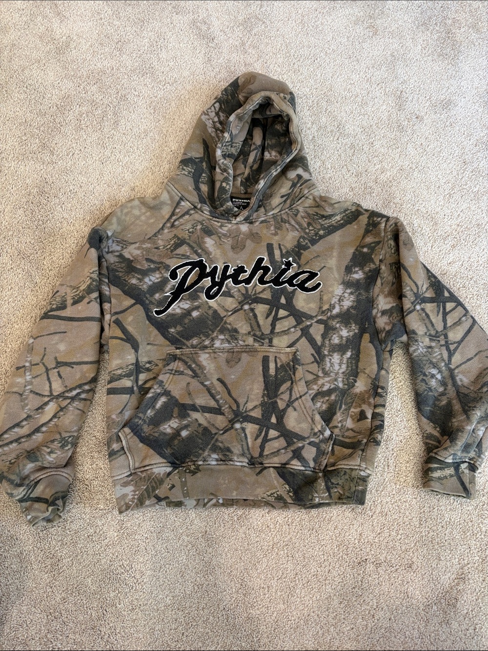 Camo Hooded Sweatshirt - Green Camo
